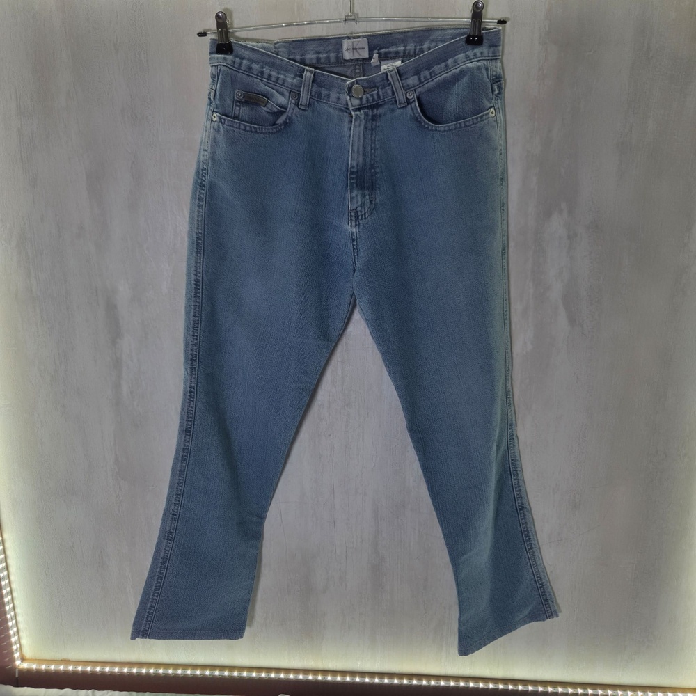Calvin Klein Jeans Jeans Womens 8 Light Wash Blue Bootcut Stretch Denim Regular